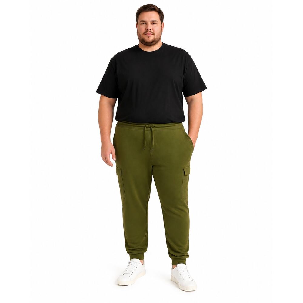 Original Use Men’s XXL Kalamata Green Jogger Pants Cargo Drawstring NWT